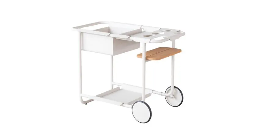 Vara Outdoor Large Rectangular Drinks Trolley