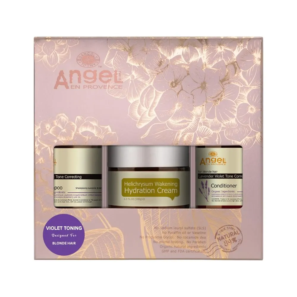 Angel Violet Toning/Hydration Cream Trio