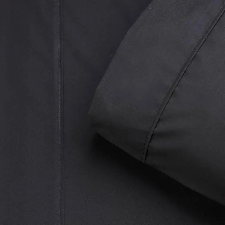 KOO 250 Thread Count Flat Sheet Black