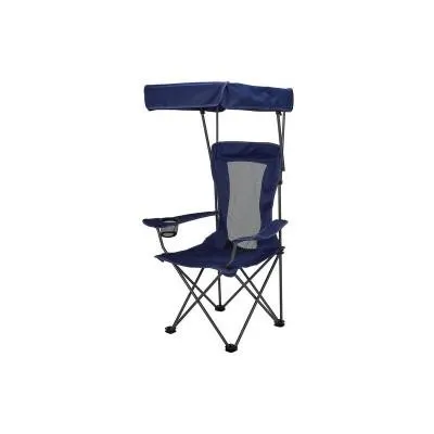 Folding Camp Chair With Sun Shade Canopy