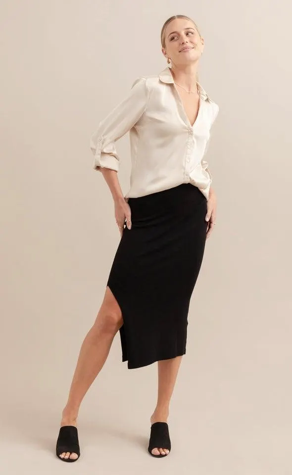 Knitwear Midi Skirt