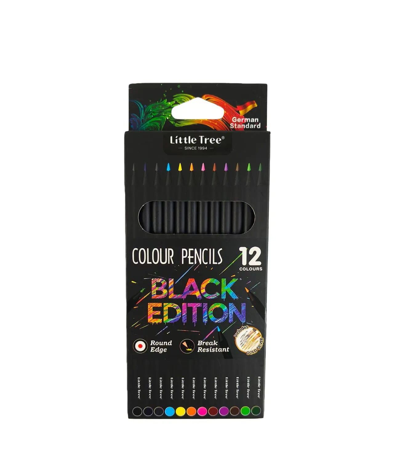 Black Edition Color Pencils 12 colors