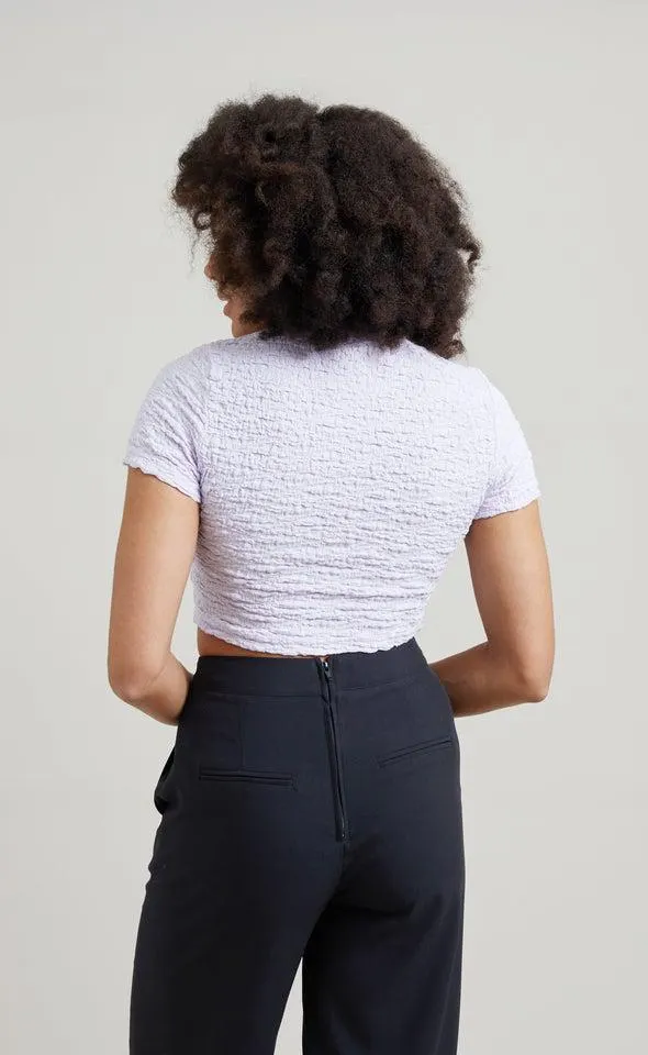 Textured Knit T-Shirt