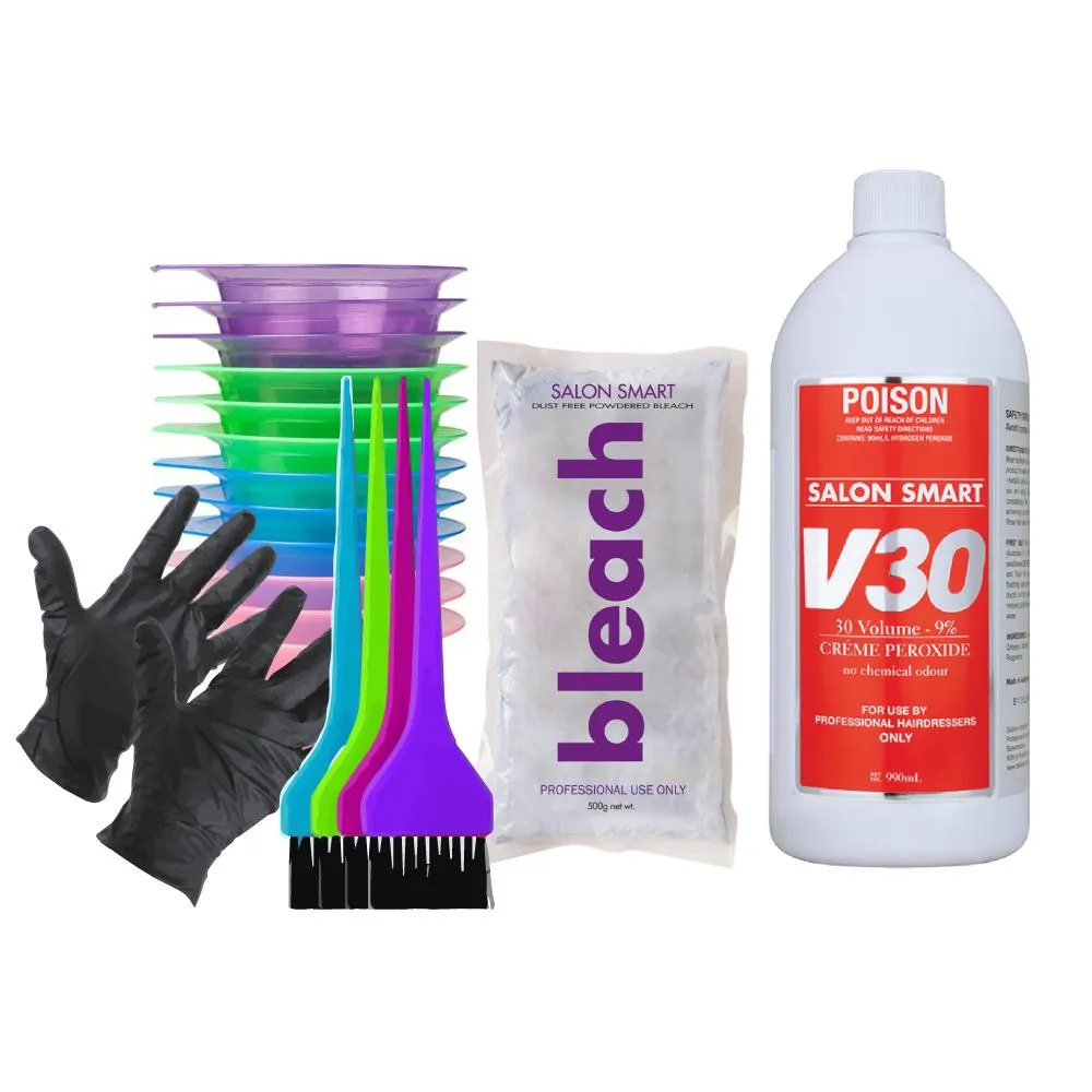 Salon Smart 30Vol (9%) Purple Bleach Kit