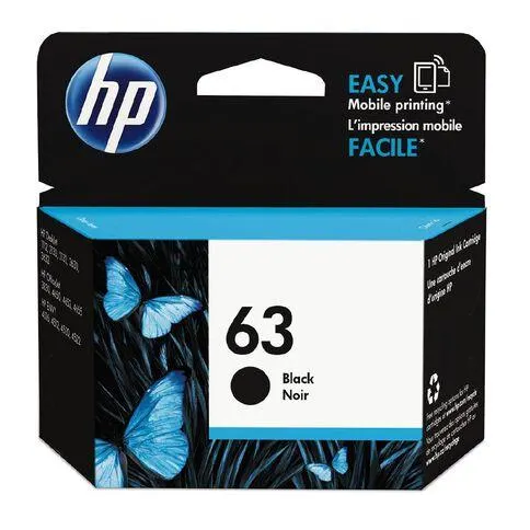 HP Ink 63 Black 170 Pages