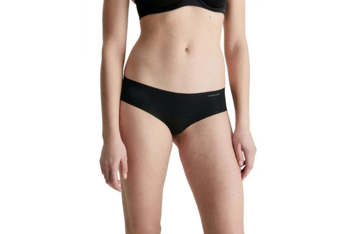 Calvin Klein Women's Invisibles Hipster (Black, Size XS)