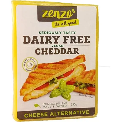 Zenzo Dairy Free & Gluten Free Vegan Cheddar Alternative