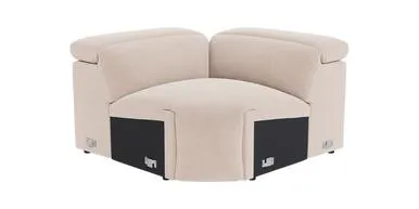 Madison Modular 1 Seater Corner with Adjustable Headrest in Fabric