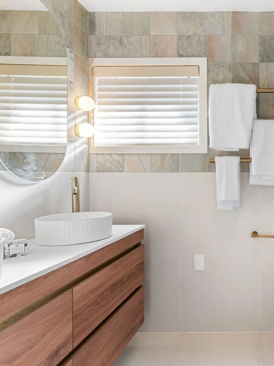 Artis Recessed Wall Light Brass with Opal Globe