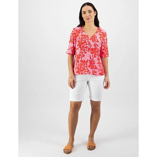 V Neck Top Spritz