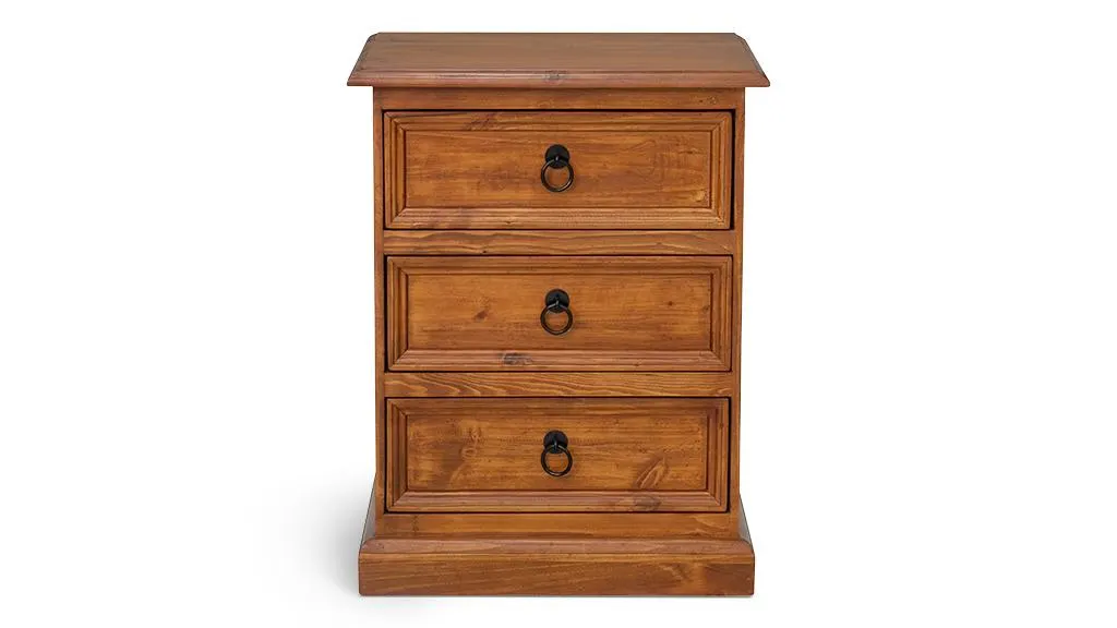 3 Drawer Bedside Table