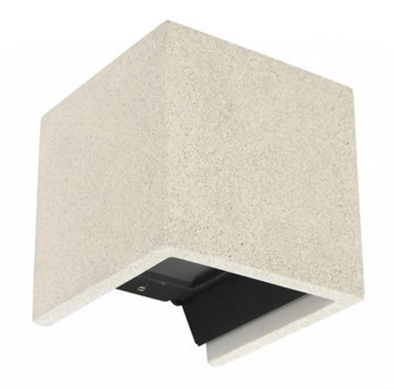 Tampa Cube Wall Light IP65 Sand White