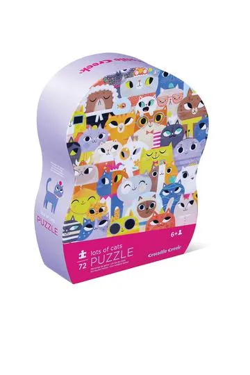 Crocodile Creek 72 Piece Jigsaw Puzzle Lots of Cats