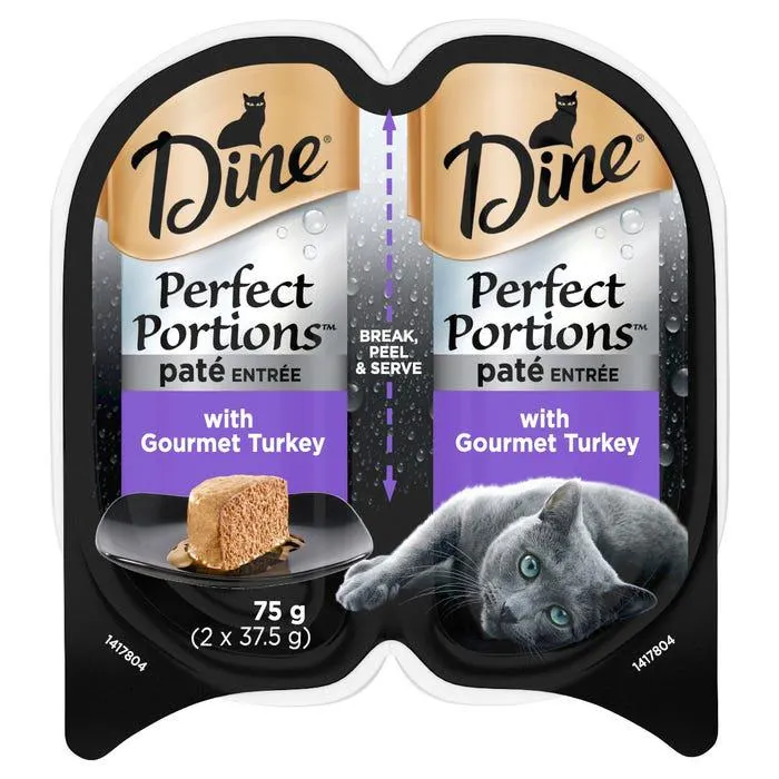 Dine Perfect Portions Pate Entree With Gourmet Turkey 75g