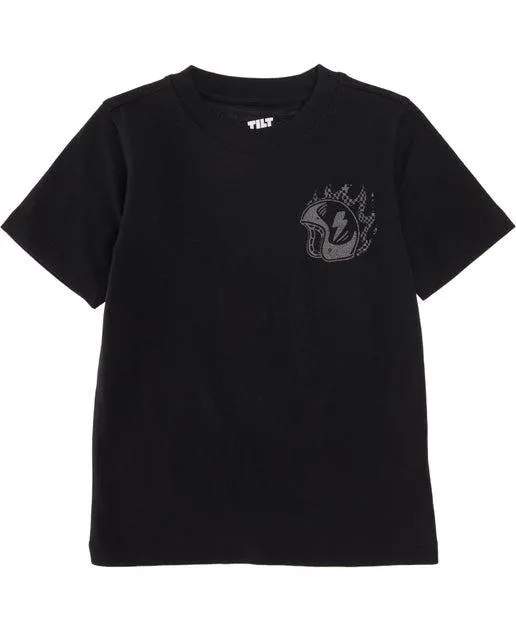 Little Kids' Front & Back Print Tee