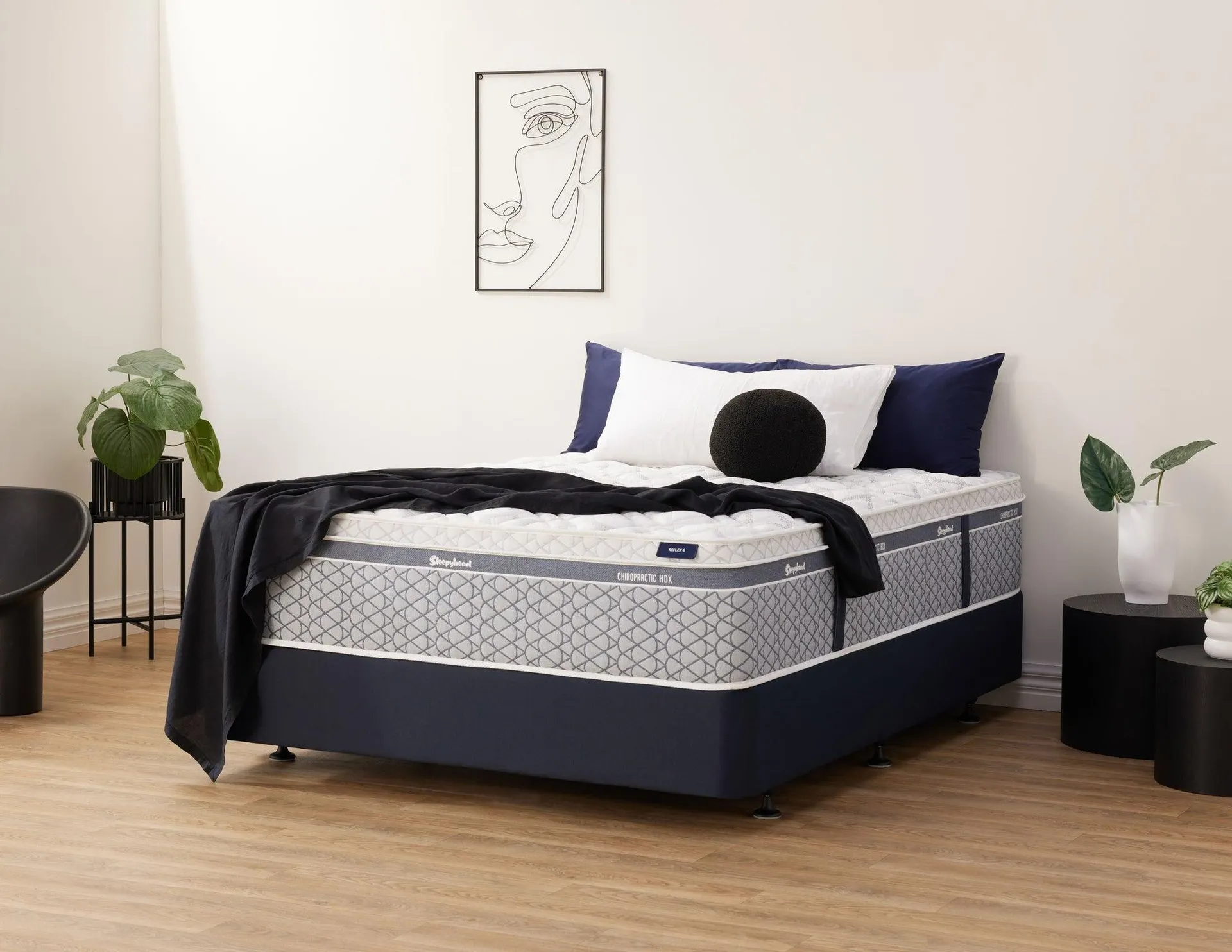 Chiropractic HDX Reflex 4 Long Single Mattress & Base