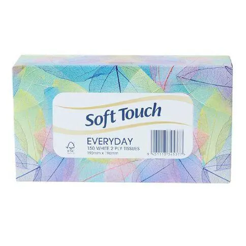Soft Touch Facial Tissues 2-ply 150 Pack