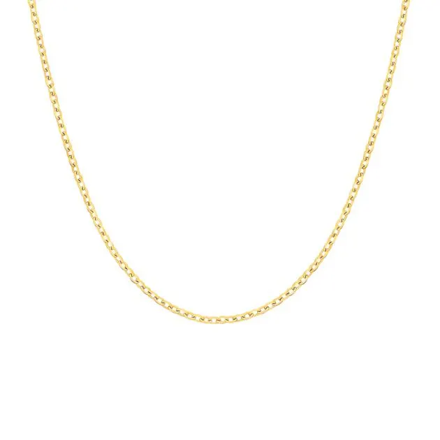9ct Gold 45cm Solid Trace Chain