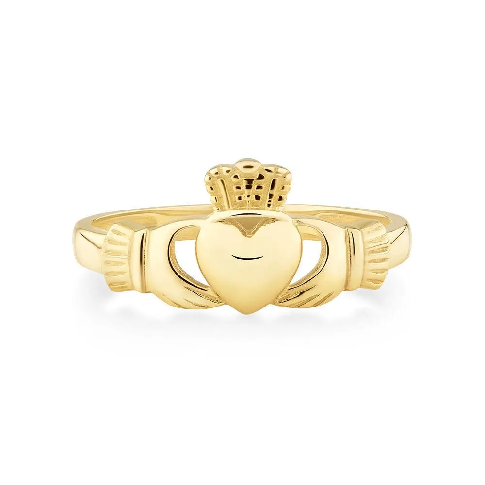 Claddagh Ring in 10kt Yellow Gold