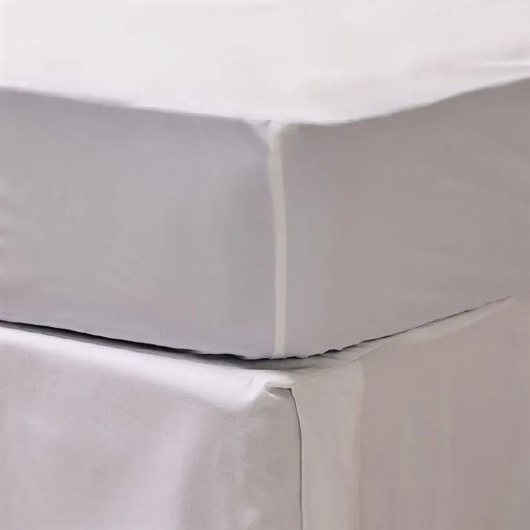 Living & Co Mattress Protector Waterproof White Single