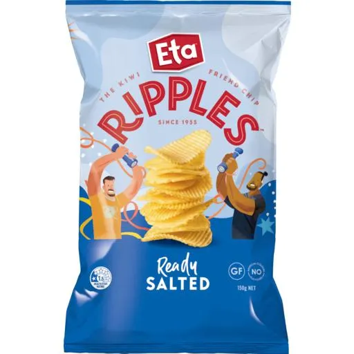 Eta Ripples Potato Chips Ready Salted