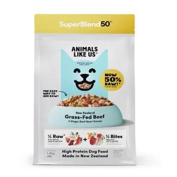 Superblend 50 - Grass Fed Beef & Beef Heart Dog Food