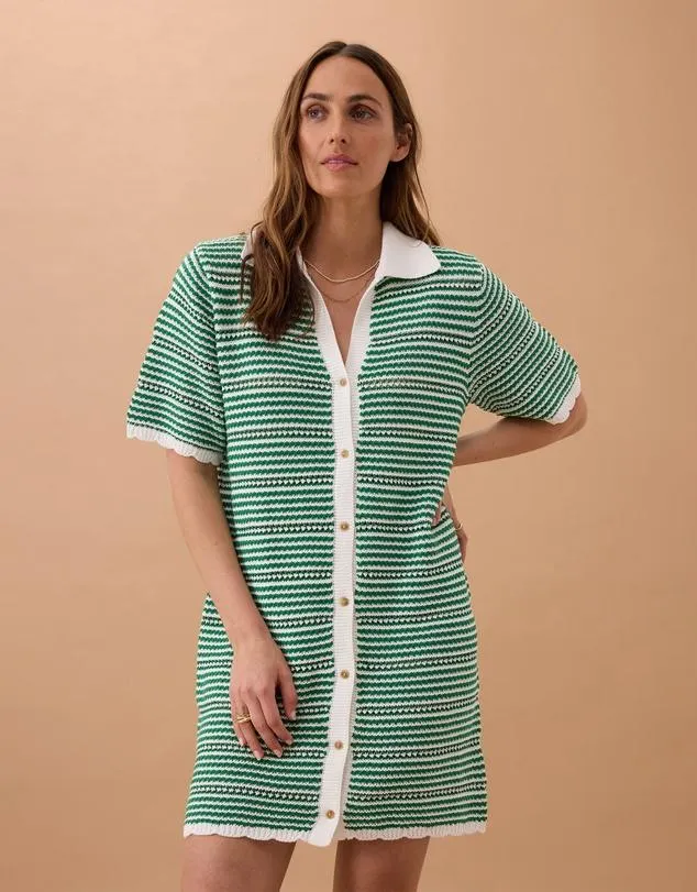 Nala Stripe Knit Mini Dress