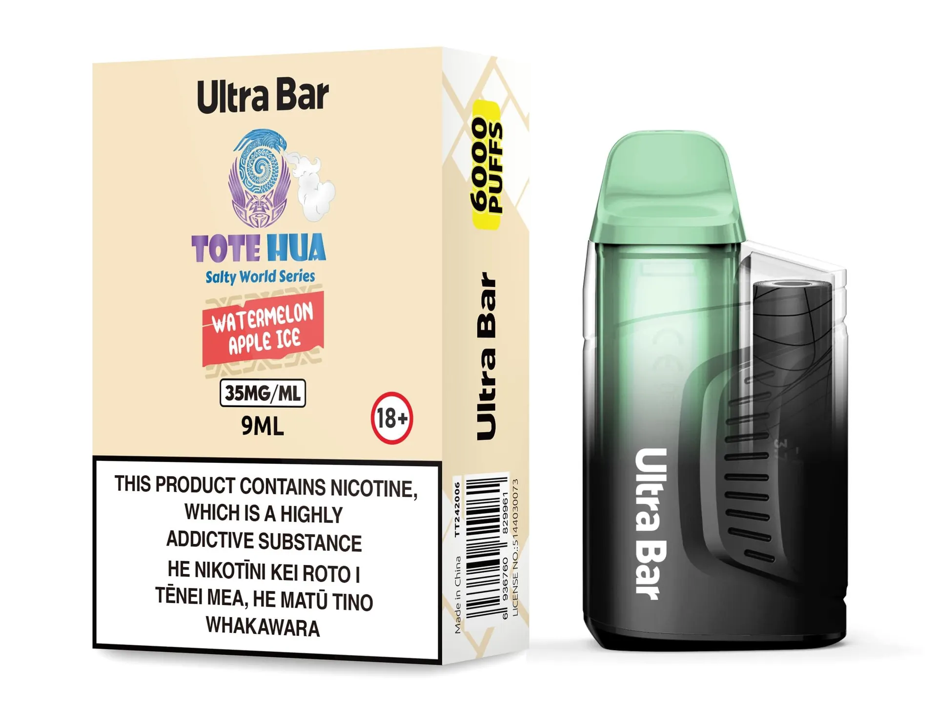 [Ice Edition] Ultra Bar Watermelon Apple Disposable Vape