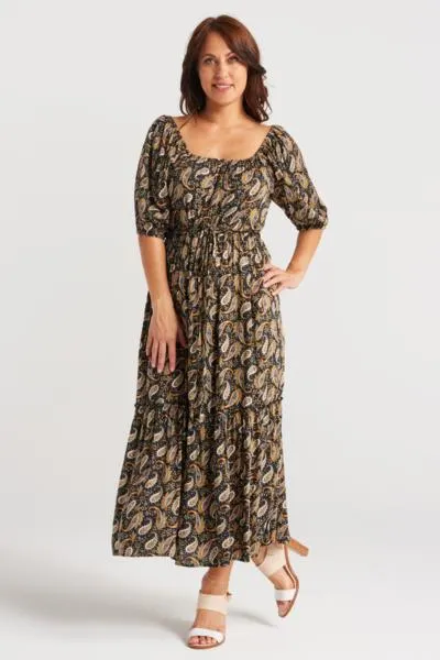 Selena Dress Caramel