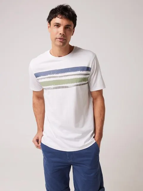 Just Jeans Chest Stripe Tee