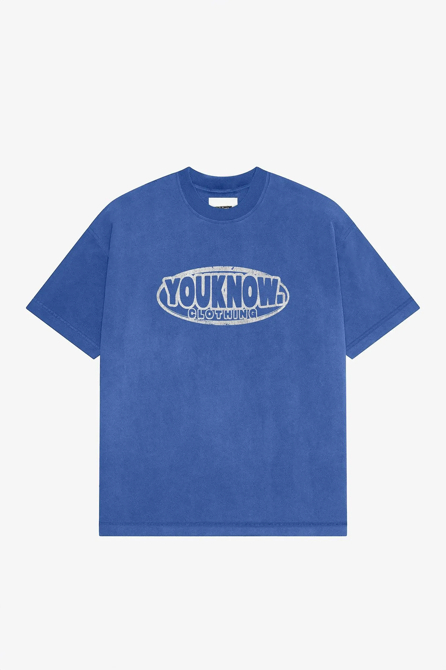 PIGMENT DYE TEE BLUE