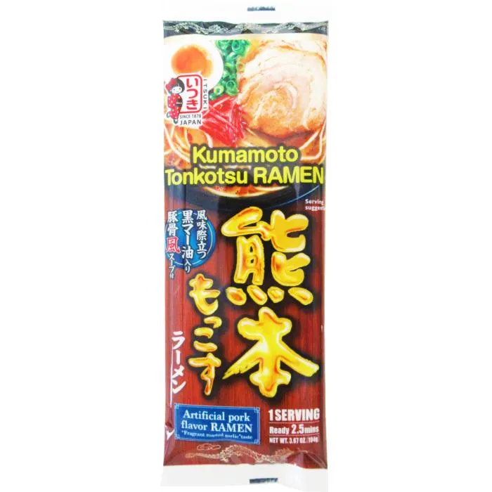 ITSUKI SHOKUHIN / INSTANT NOODLE (AFO KUMAMOTO MOKKOSU RAMEN) 104g