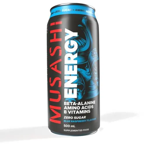 Musashi Energy Drink Blue Raspberry