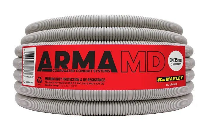 Conduit Flexible Arma Corrugated 32mm Grey