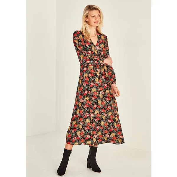 Jasmin Dress Midnight Print