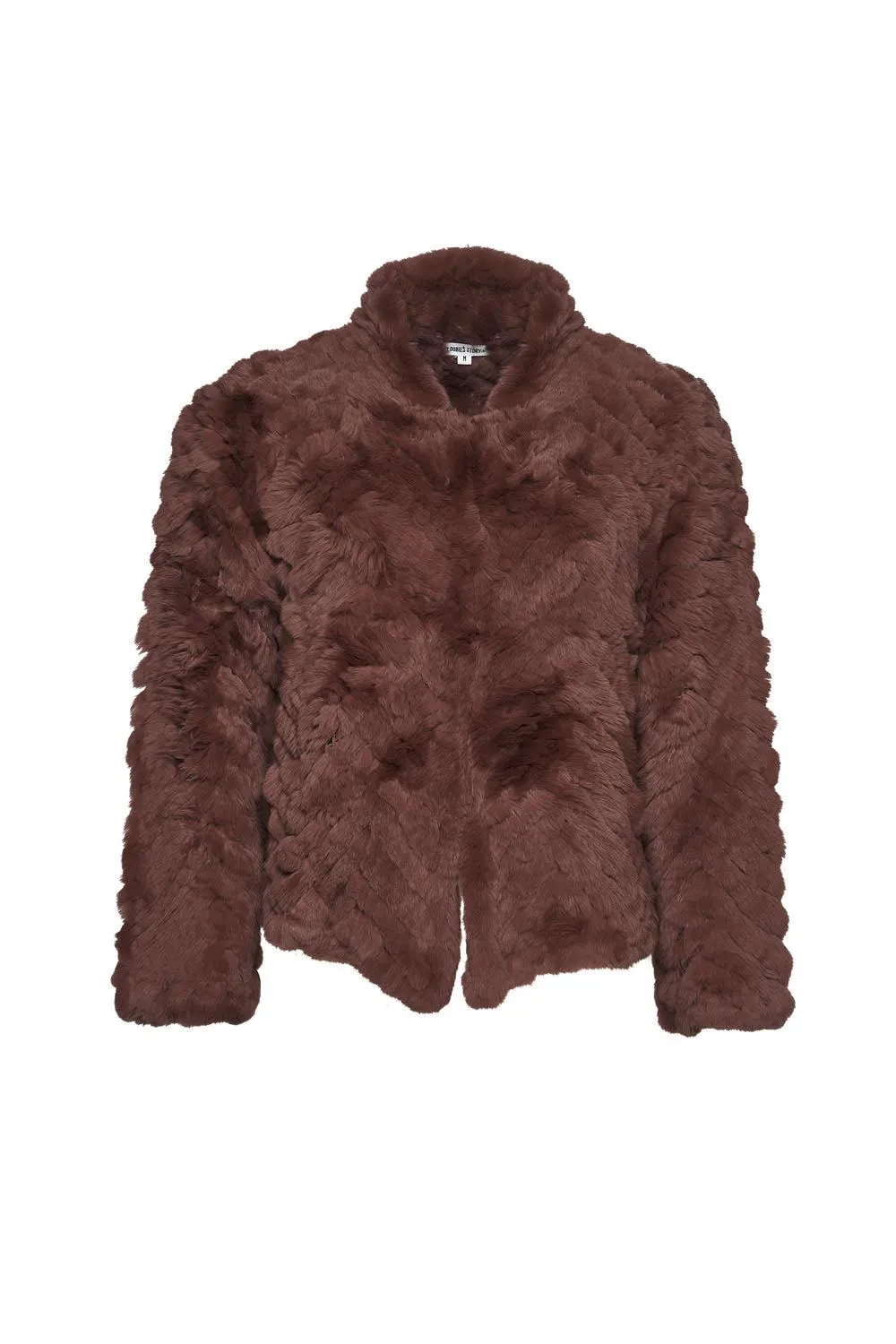 Faith Chevron Jacket | Chocolate