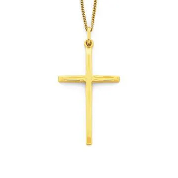 9ct, Cross Pendant