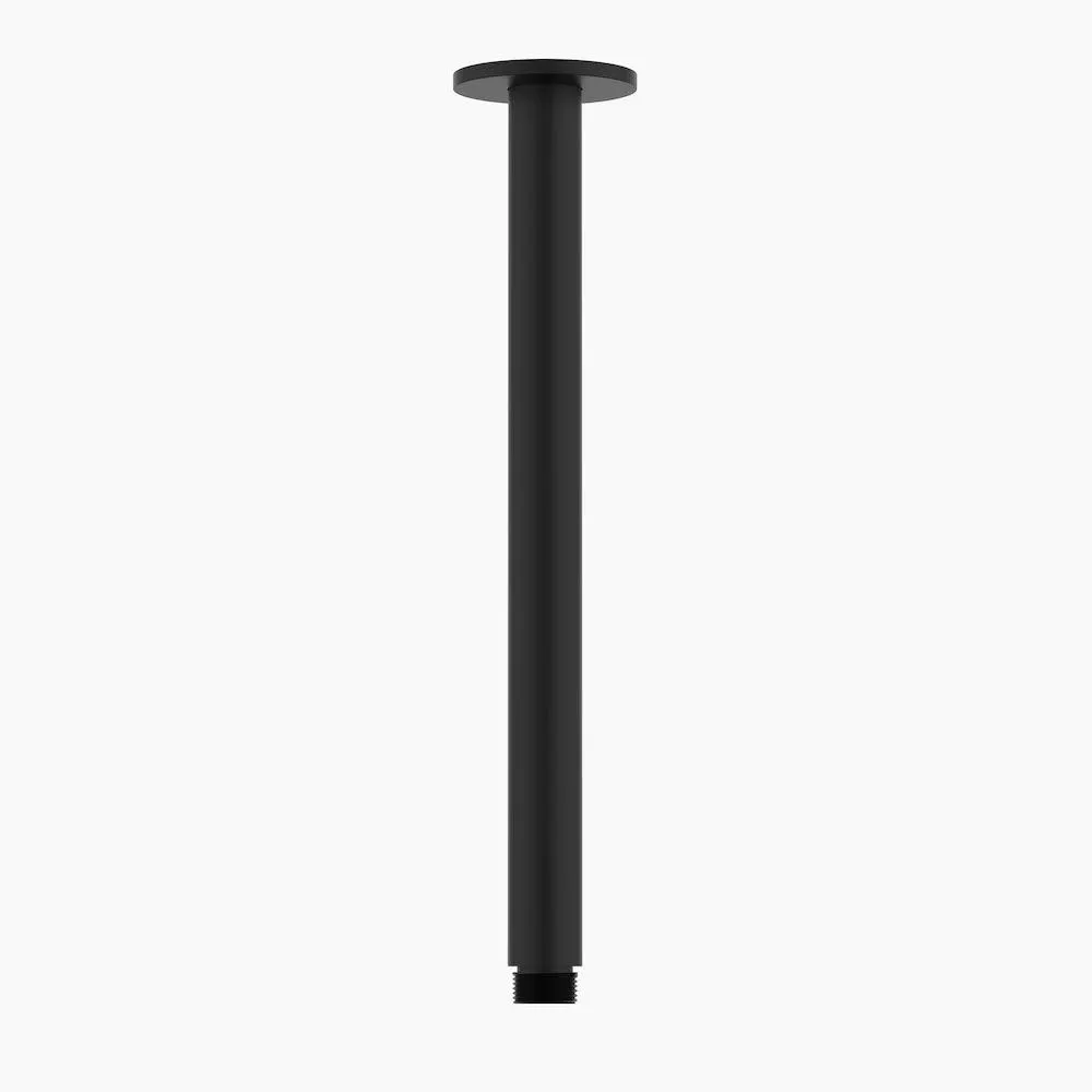 Ceiling Mounted Shower Arm 300mm Matte Black CL10054.B