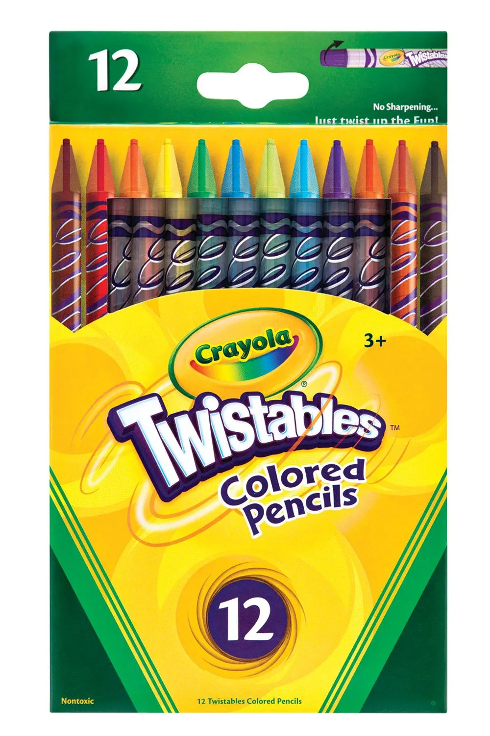 Crayola Coloured Pencils Twistables Pack of 12