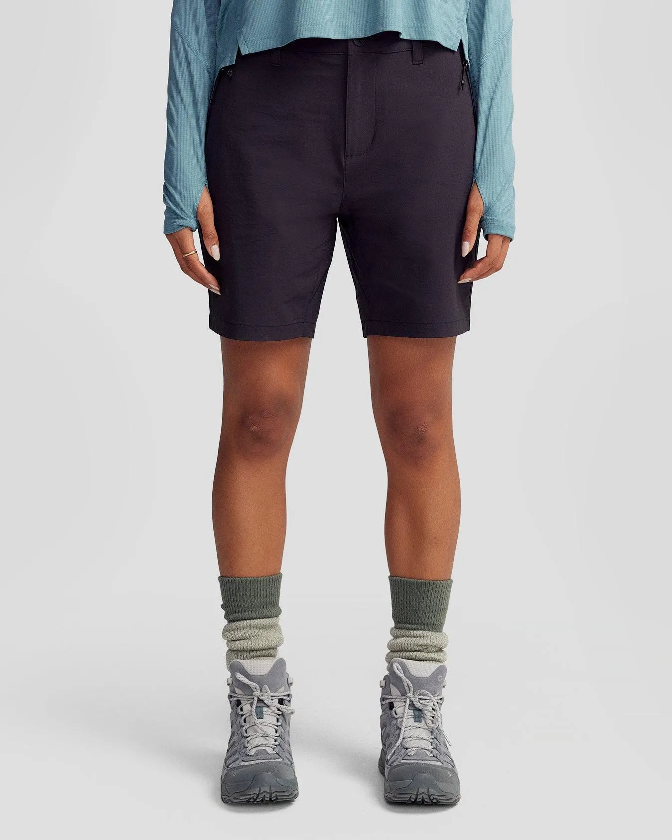 Women’s Ridge 7” Shorts - Black Stingray