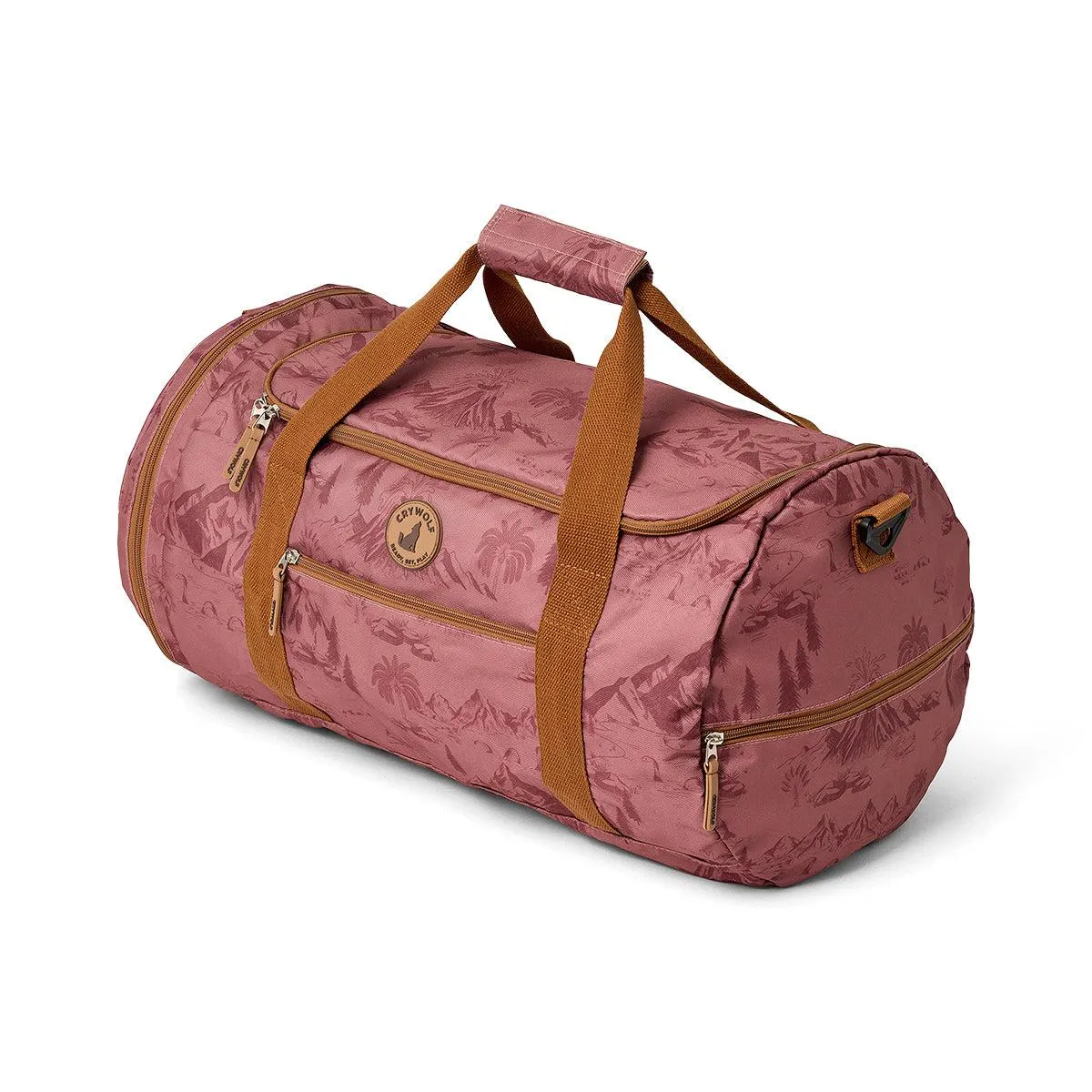 Crywolf | Packable Duffel - Rose Landscape