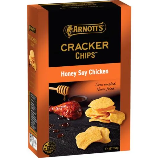 Arnott's Cracker Chips Honey Soy Chicken