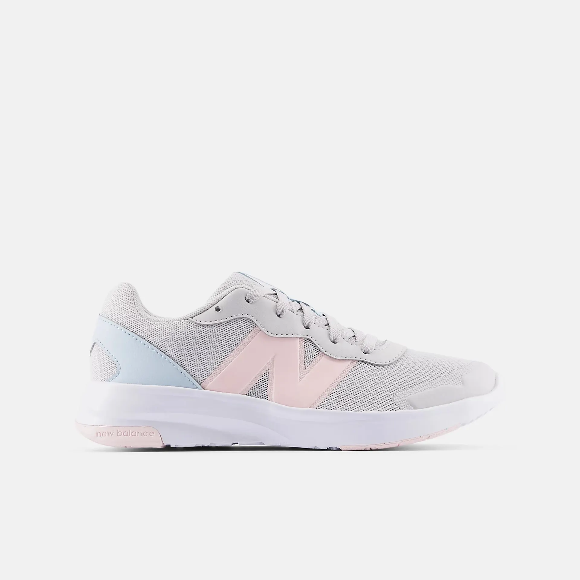 New Balance Youth 578 v1 Running Shoes Grey Matter/Shell Pink/Bright Sky