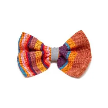 Coastal Kikoy Dog Bow Tie