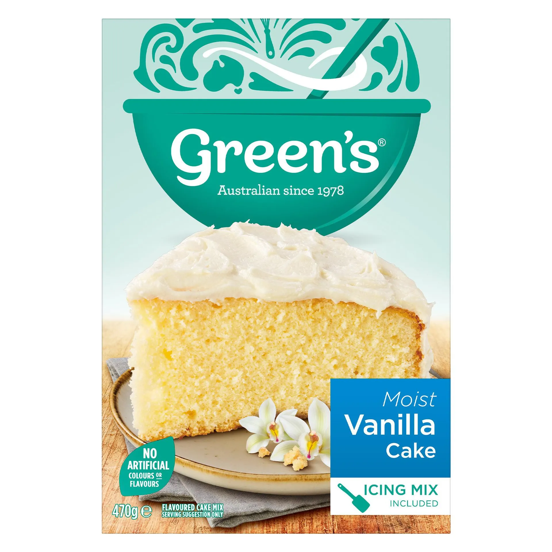Green's Vanilla Cake Mix 470g