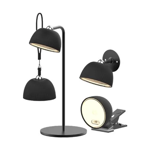 Versa 3.3W 3000K Ip54 Black 4 In 1 Led Battery Table Lamp