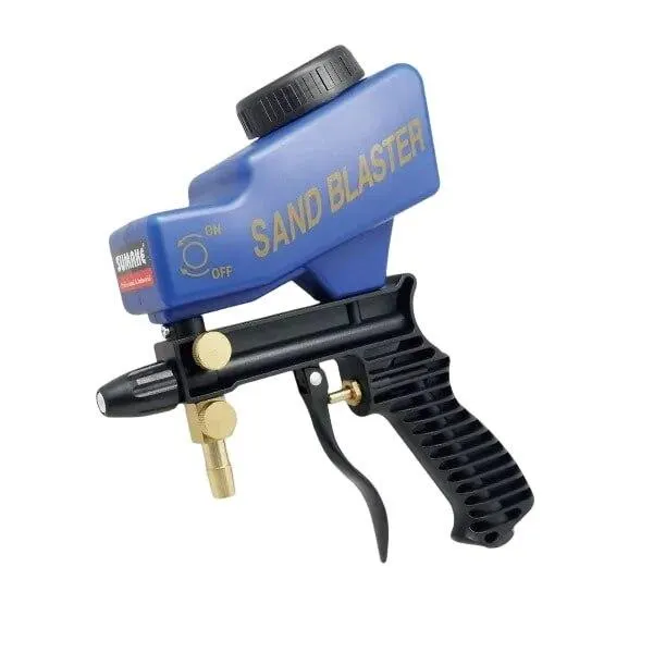 Air Sand Blaster (Gravity & Siphon Feed) w/ Suction Hose & Steel Tube