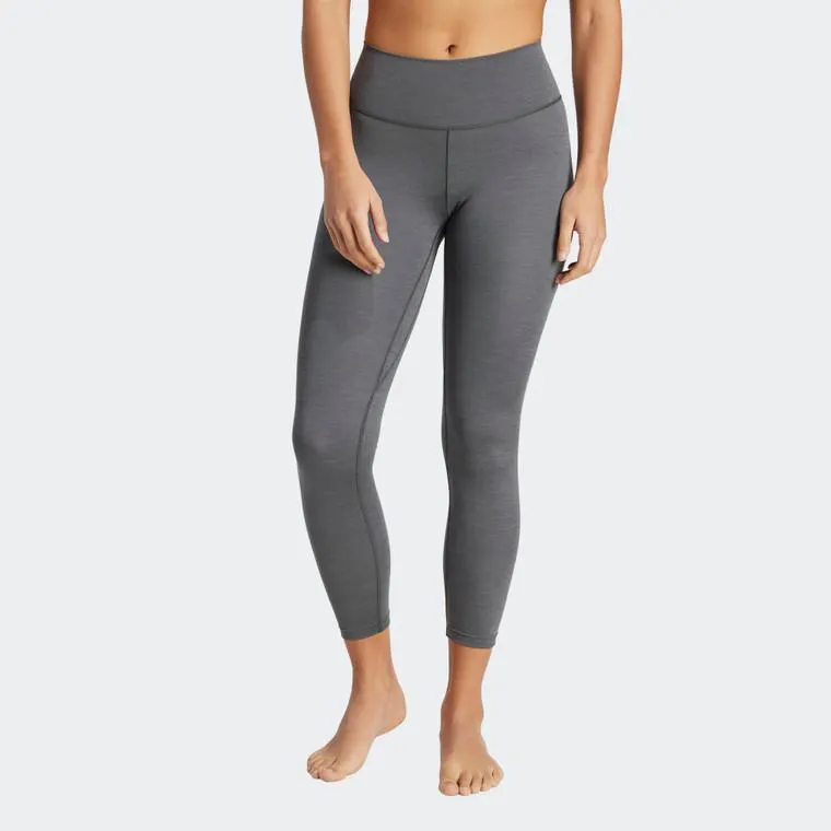 Adidas Womens All Me 7/8 Leggings Dark Grey Heather