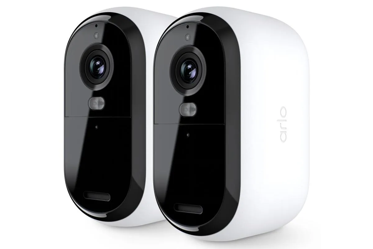 Arlo Essential Outdoor Camera 2K (2nd Gen) 2 Cameras