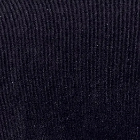 Corduroy Fabric, Navy- 145cm